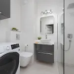 Beige In With Parking And Air Conditioned Living By Renters * Βαρσοβία
